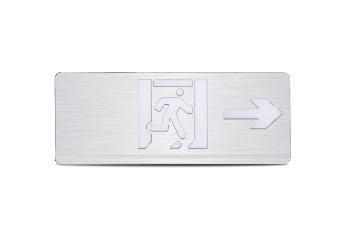 單面右向消防應急標志燈 | ZS-BLJC-1RE II 0.5W-J831 | 壁掛